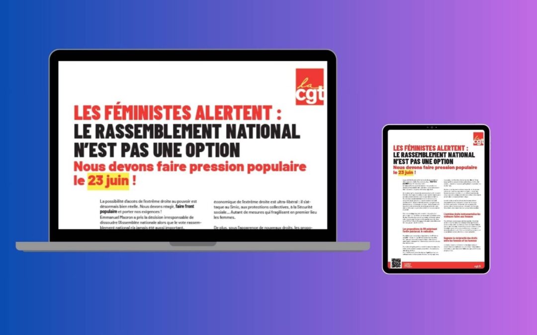 Les féministes alertent : le rassemblement national n’est pas une option