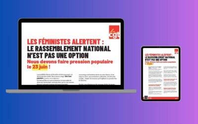 Les féministes alertent : le rassemblement national n’est pas une option